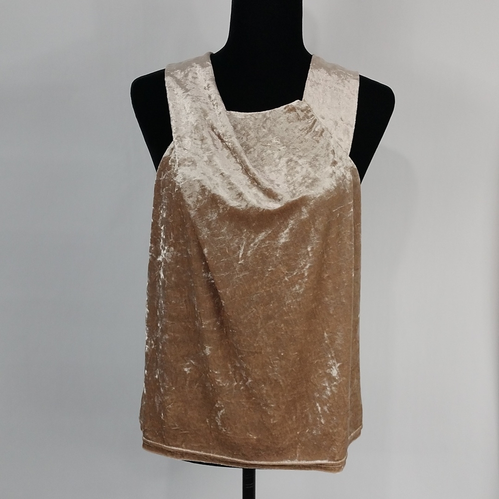 Anthropologie Porridge Jessie Velvet Halter Top
